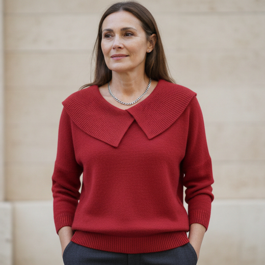 Lucía | Suéter cálido con cuello suave