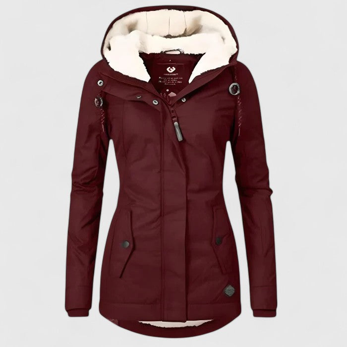 Amalia | Chaqueta de invierno impermeable con capucha
