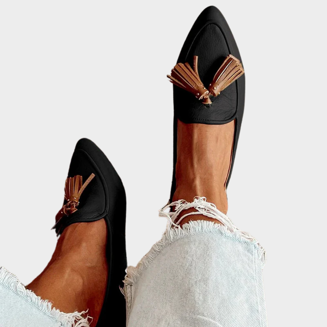 Aura - Mocasines Modernos con flecos