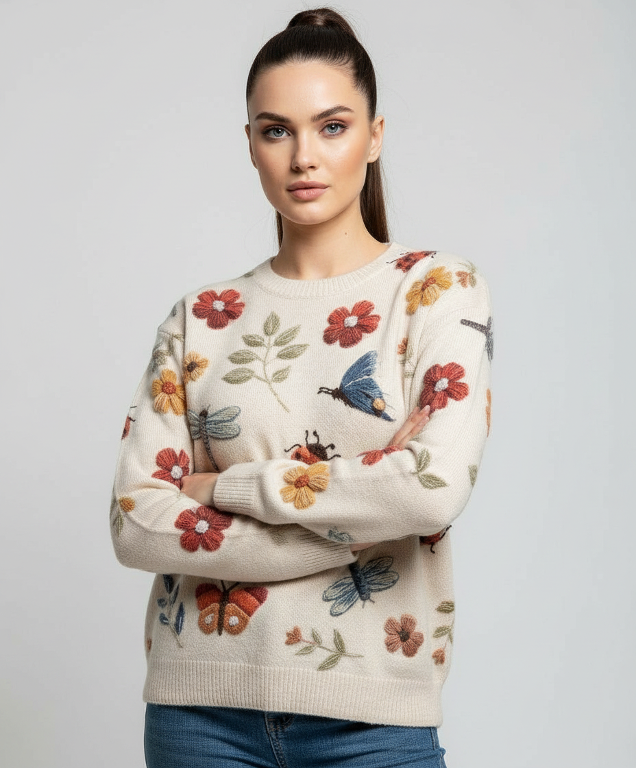Alicia™ | Jersey Floral Elegante