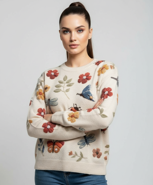 Alicia™ | Jersey Floral Elegante