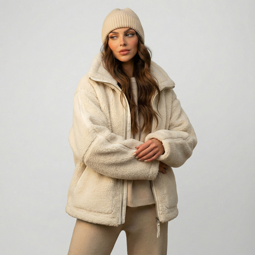 MIRELLA™ | Chaqueta polar de peluche