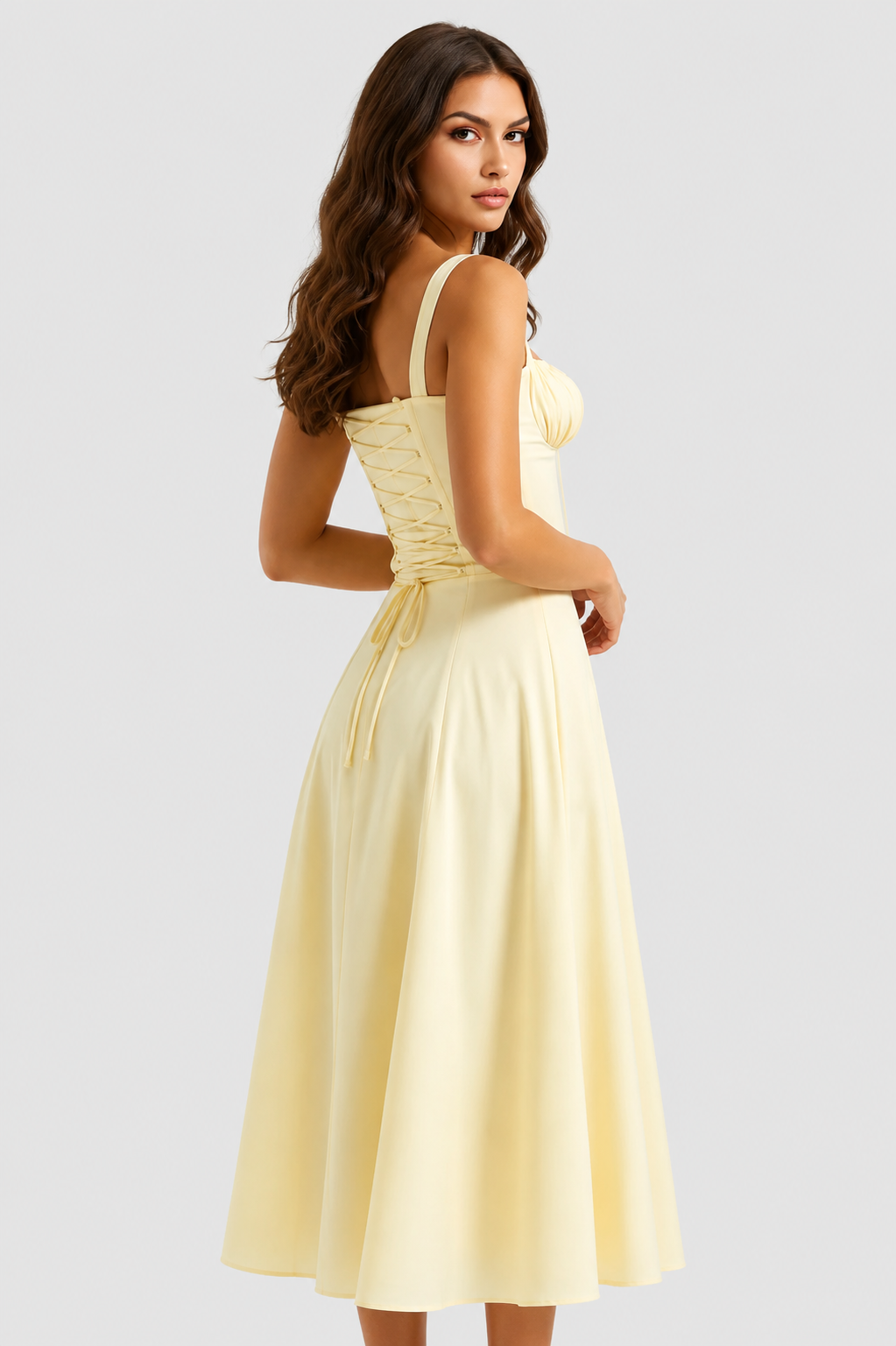 Aurora - Vestido Midi con corsé
