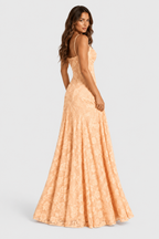 Sofía - Vestido Largo de Encaje Floral