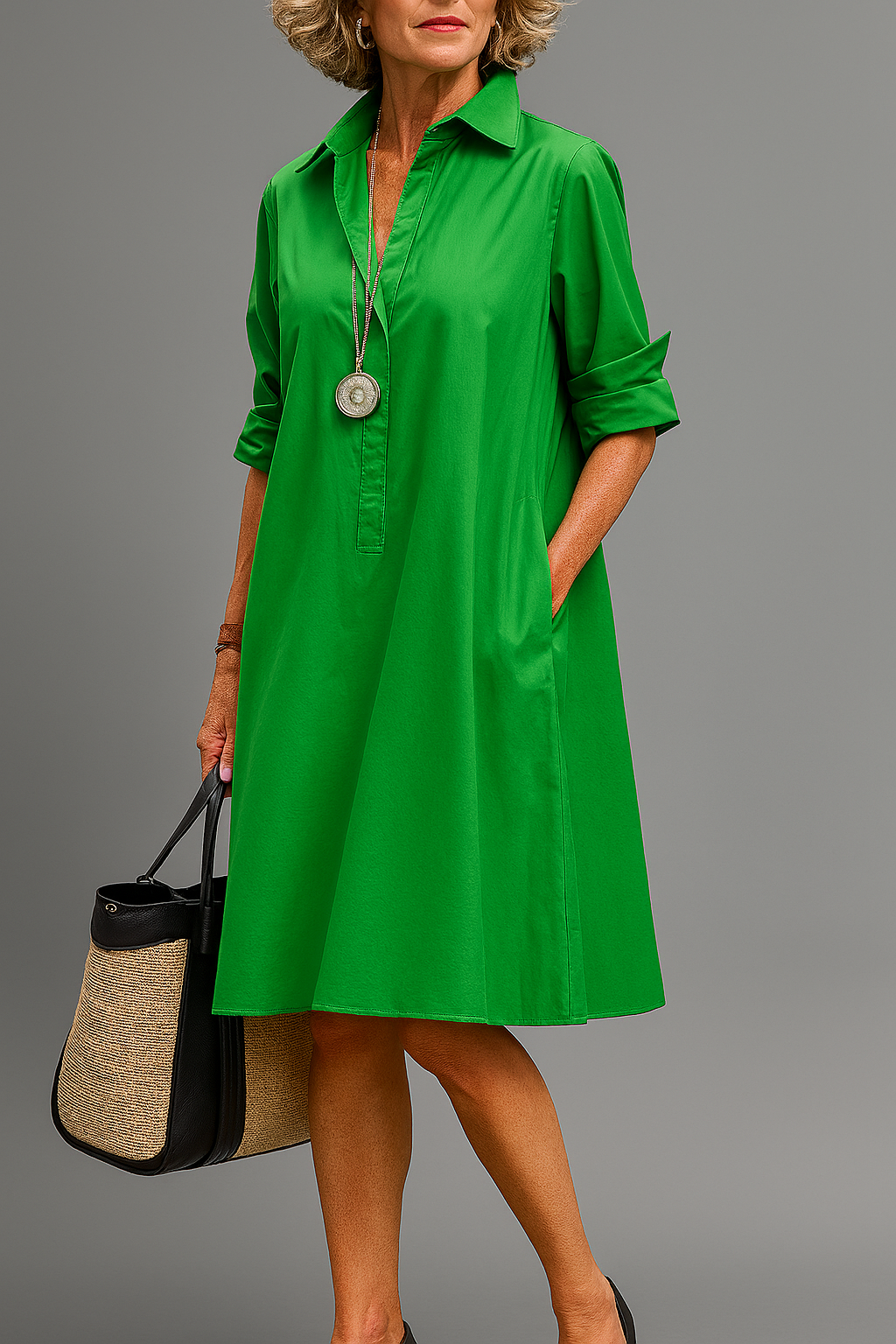 Riley - vestido midi elegante para mujer