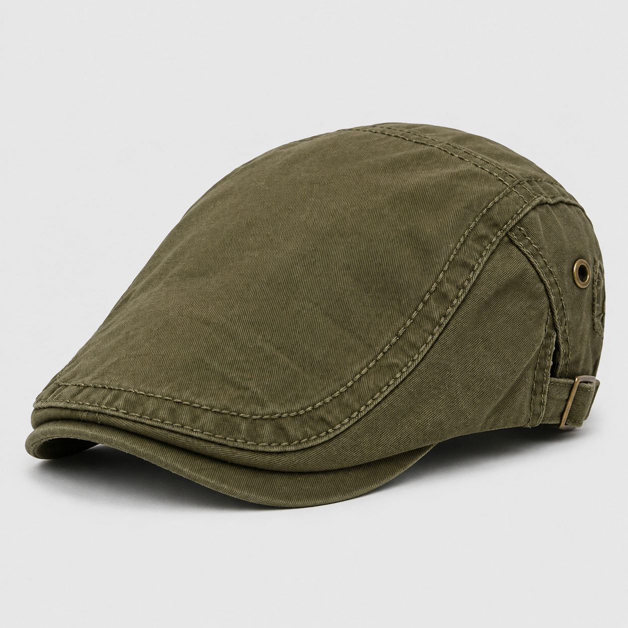 Gorra Plana de Algodón Casual Ligera