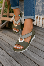 Soléa - Sandalias de cuña cómodas para Verano