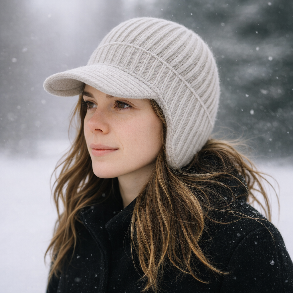 Gorro de invierno escandinavo con protección para las orejas