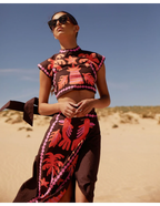 Katia - Conjunto estampado Top y Falda