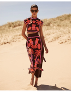 Katia - Conjunto estampado Top y Falda