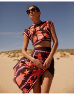 Katia - Conjunto estampado Top y Falda