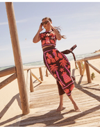 Katia - Conjunto estampado Top y Falda