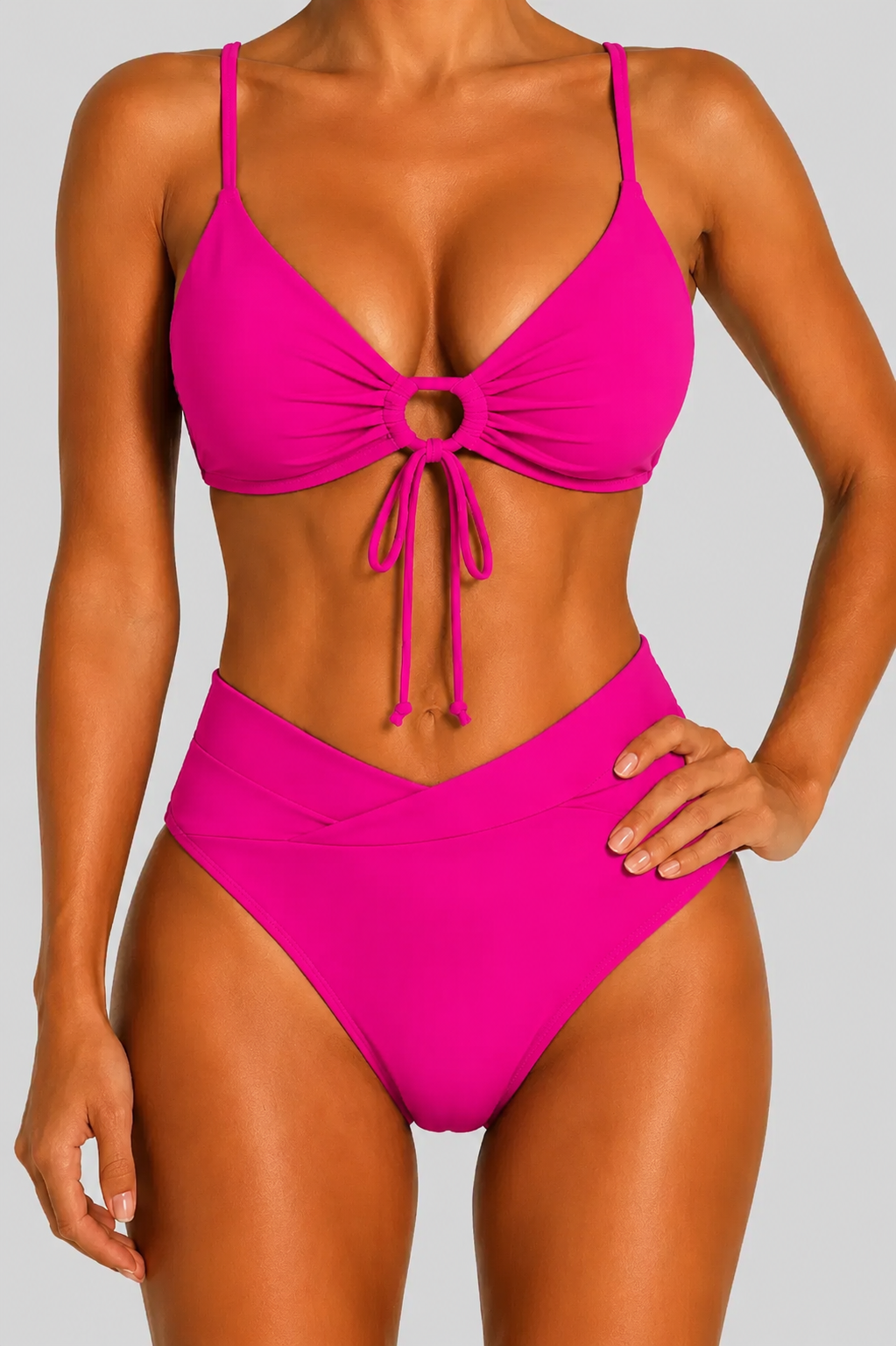 Bikini modellante a vita alta