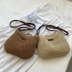 Bolso bandolera de rafia