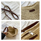 Bolso bandolera de rafia