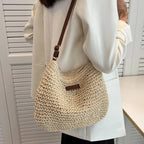 Bolso bandolera de rafia