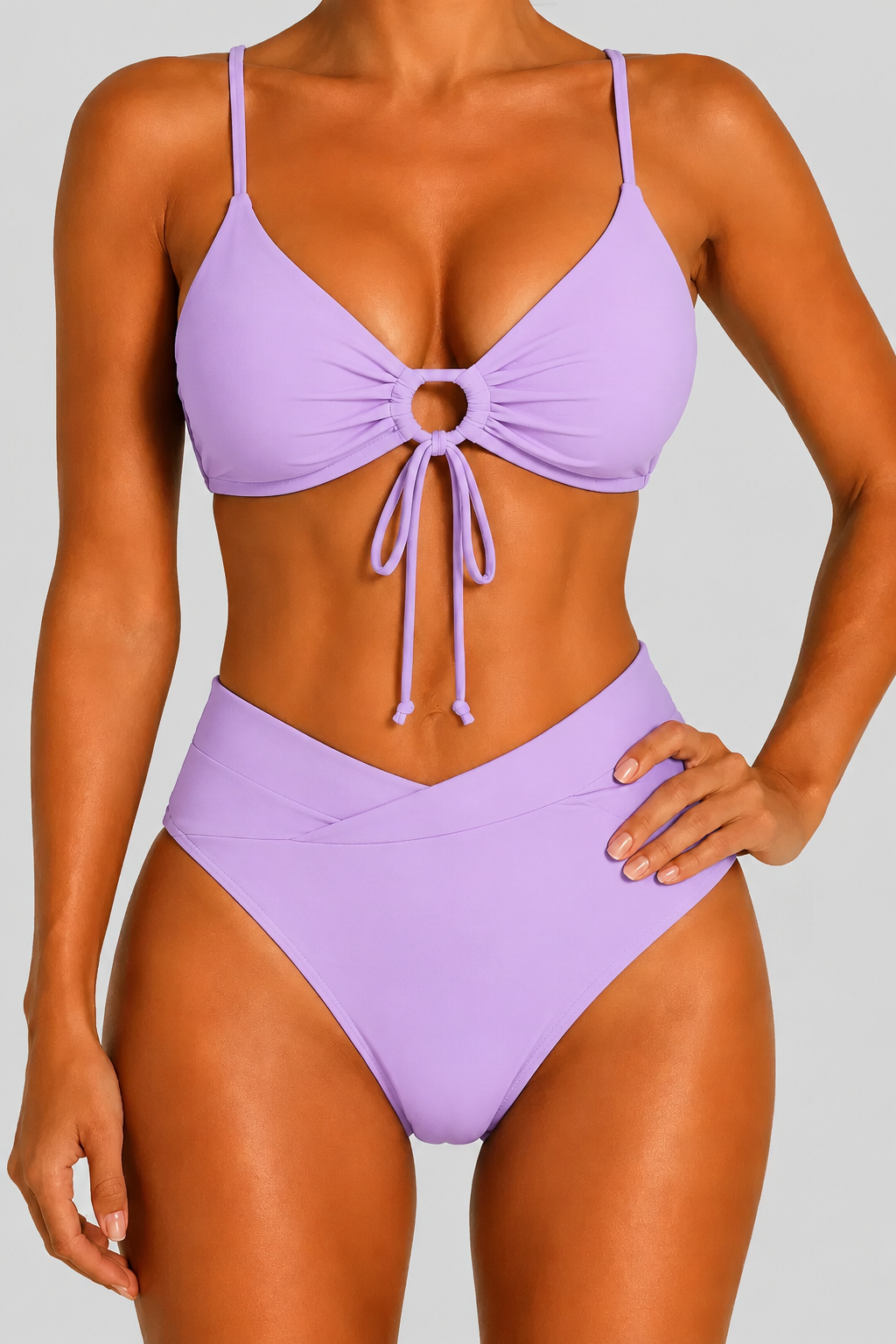 Bikini modellante a vita alta