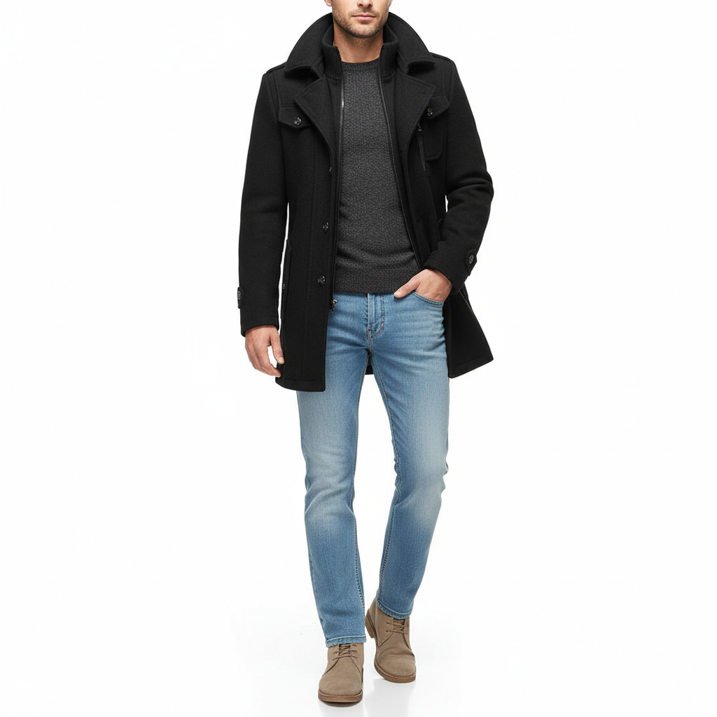 Ángelo™ | Abrigo de caballero Premium