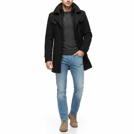 Ángelo™ | Abrigo de caballero Premium