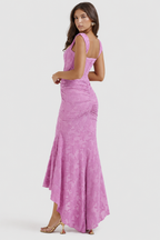 Elsie - Vestido largo de encaje sin mangas