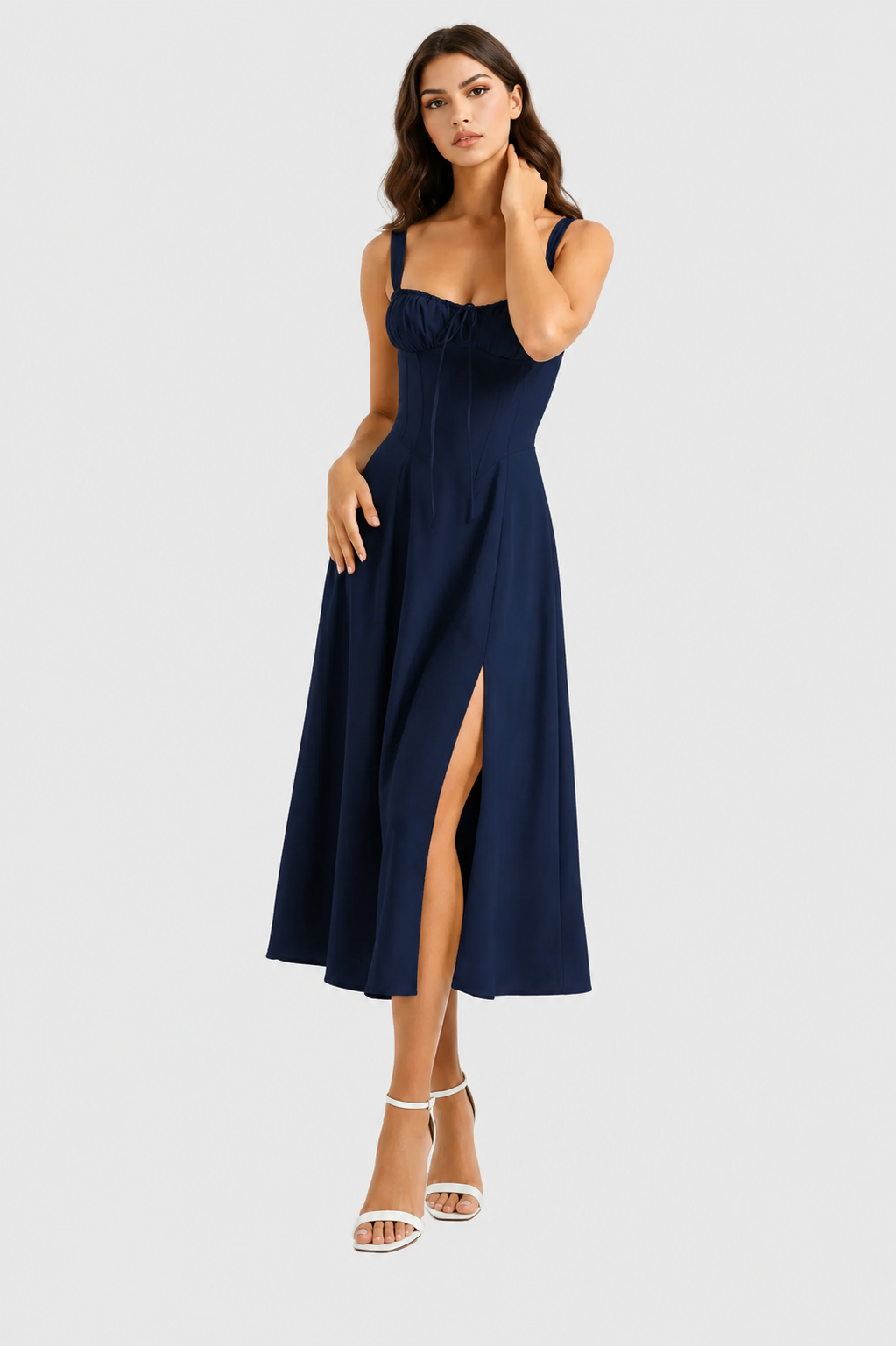 Aurora - Vestido Midi con corsé