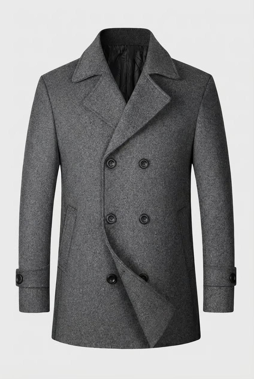 Marcello™ | Abrigo cruzado de primera calidad