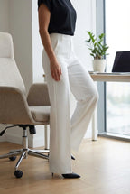 Pantalones de Traje de cintura alta