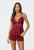 Conjunto de encaje Beso de Medianoche
