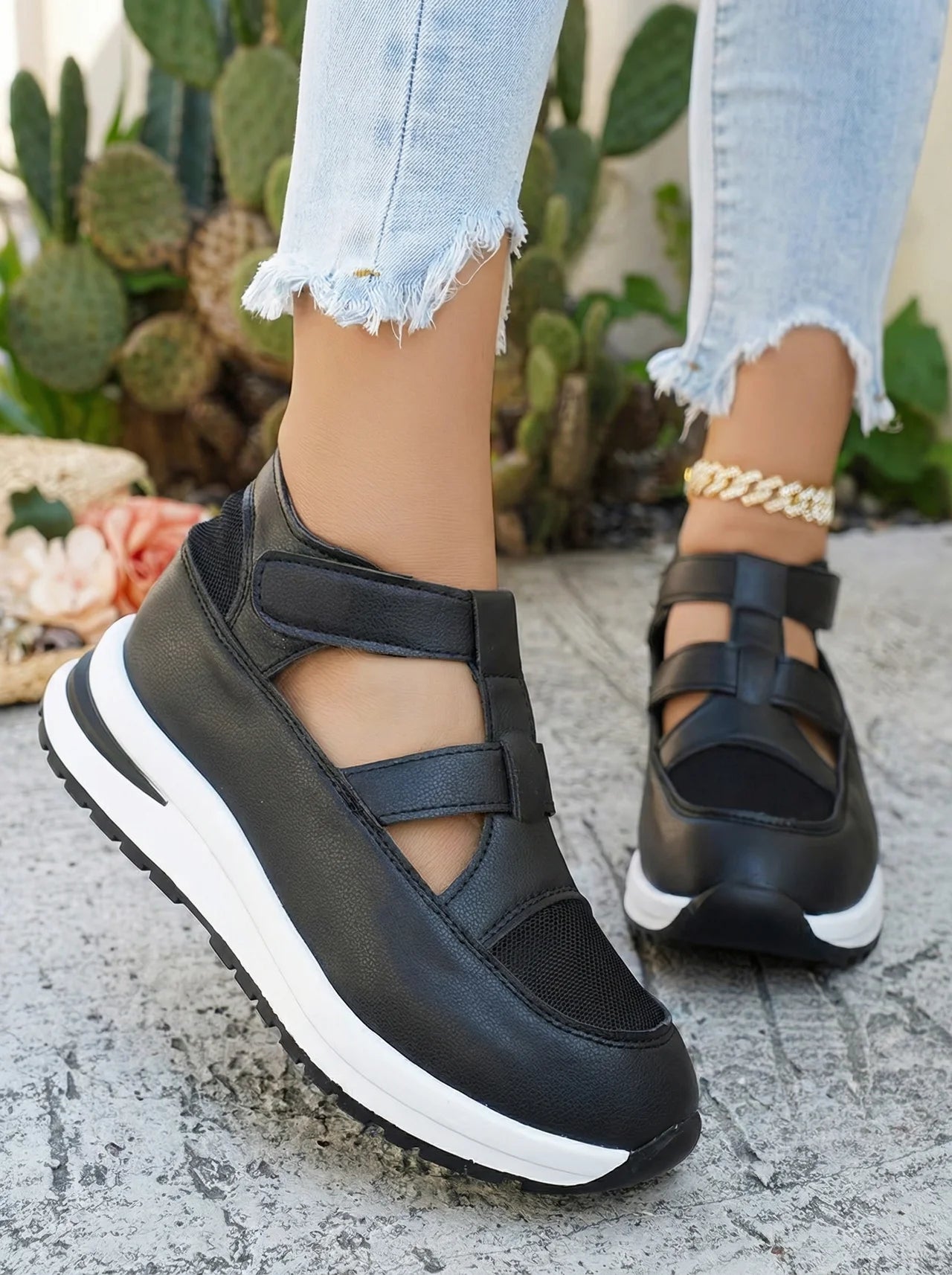 Sandalias con velcro