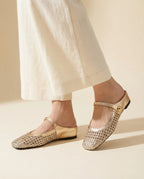 Sandalias Trenzadas Mary Jane