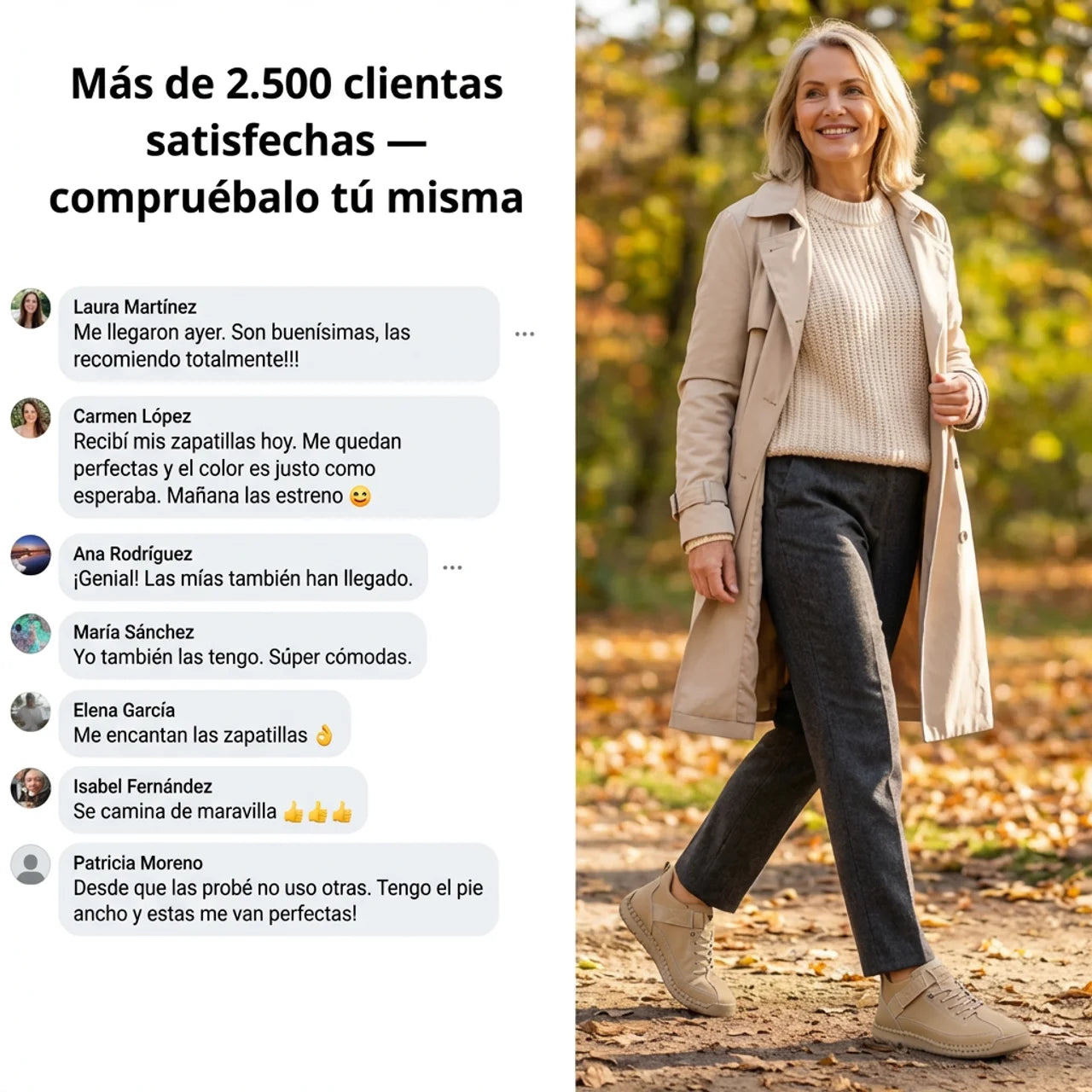 Mia – Zapatillas ortopédicas cómodas y sin dolor