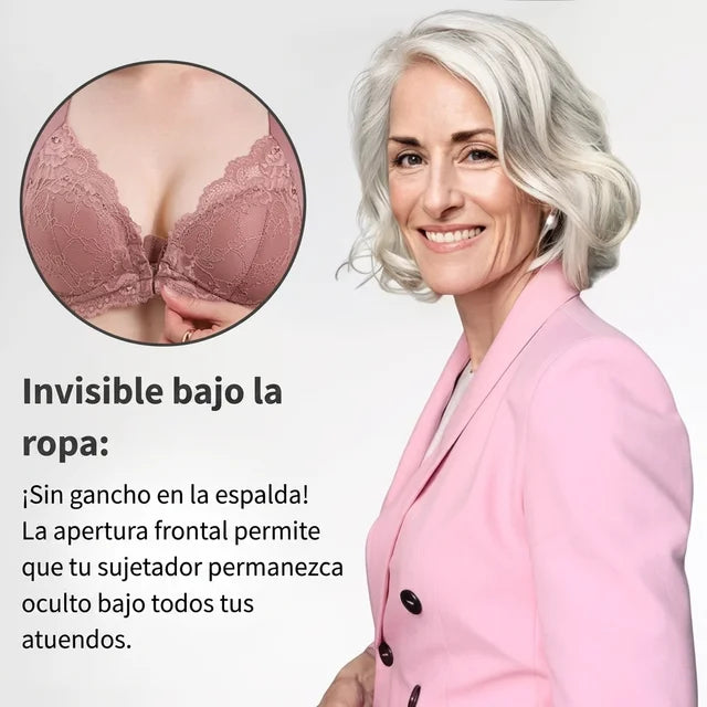 (PAQUETE DE 3) Sujetador moldeador inalámbrico con cierre frontal