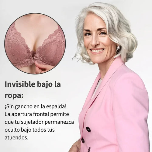 (PAQUETE DE 3) Sujetador moldeador inalámbrico con cierre frontal