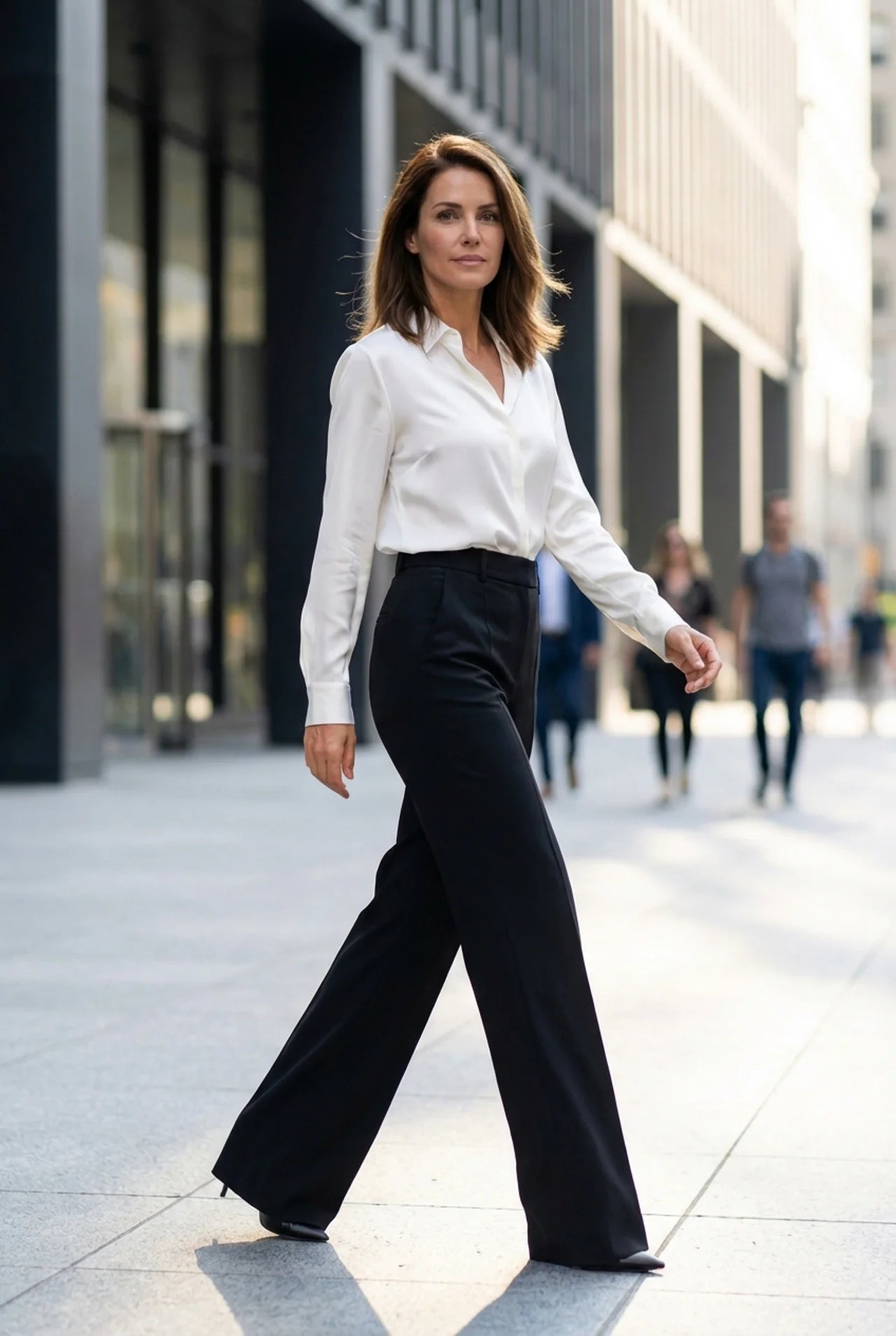 Pantalones de Traje de cintura alta