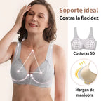 (PAQUETE DE 3) Sujetador moldeador inalámbrico con cierre frontal