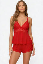 Conjunto de encaje Beso de Medianoche