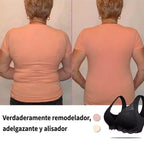 (PAQUETE DE 3) Sujetador moldeador inalámbrico con cierre frontal