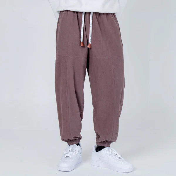 Pantalones harén algodón cómodos