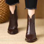 Claudia | Botines de Lujo de tacón medio